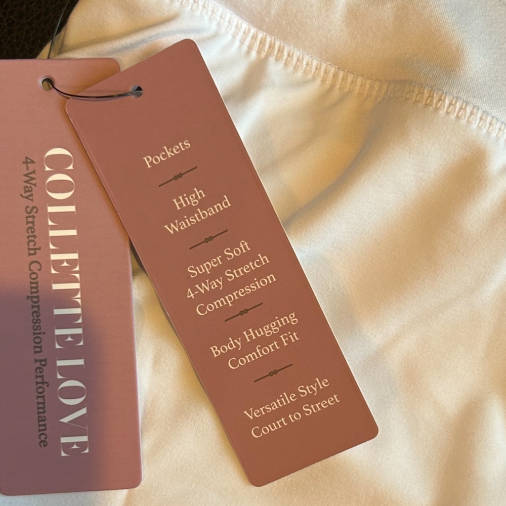 New NWT COLLETTE LOVE ATHLETIC SHORT SIZE S/P HIGH WAISTED - Picture 3 of 4